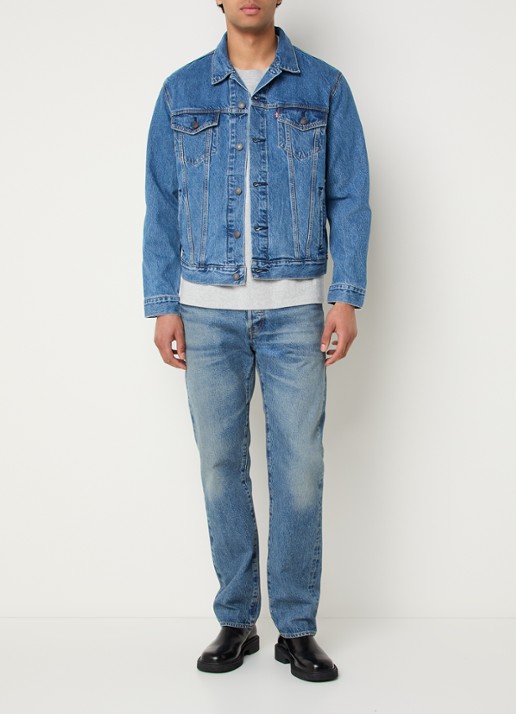 Levi's The Trucker spijkerjas met borstzakken - voorkant 3 indigo