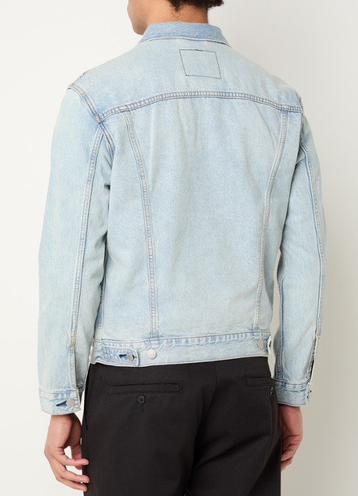 Levi's The Trucker spijkerjas met borstzakken - achterkant 3 indigo