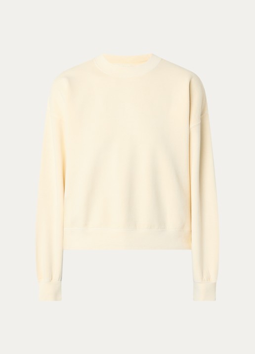 Levi's Vintage boxy sweater met ronde hals - voorkant lichtgeel