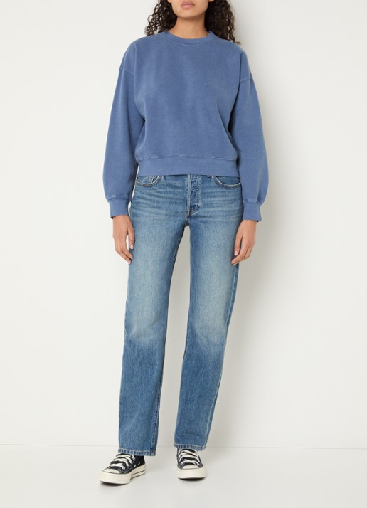 Levi's Vintage Boxy sweater met ronde hals - voorkant 4 blauw