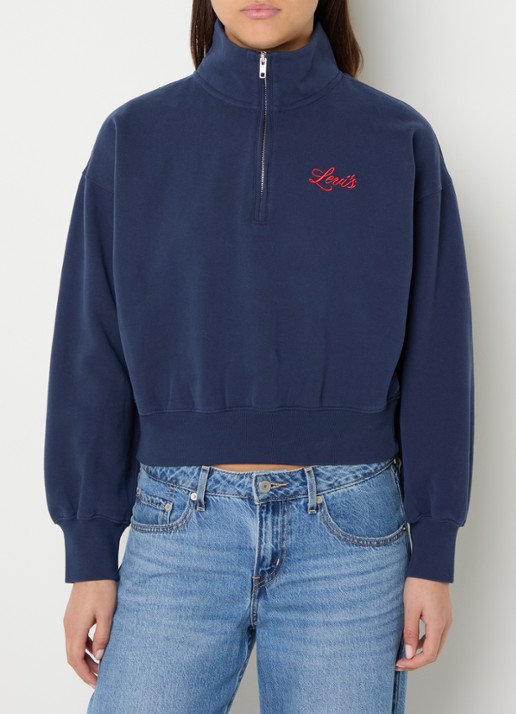 Levi's Vintage sweater met halve rits