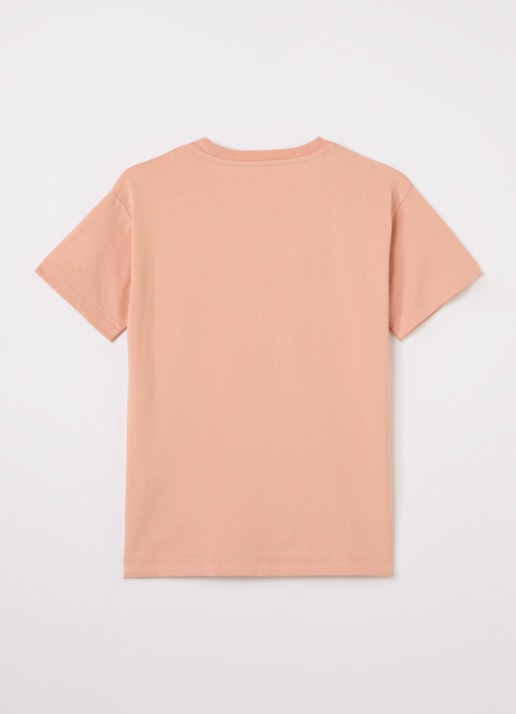 Levi's Vintage T-shirt met logoborduring - voorkant 2 orange
