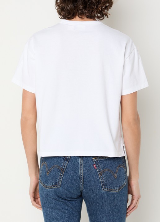 Levi's Vintage T-shirt met ronde hals - achterkant 3 wit