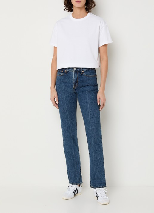 Levi's Vintage T-shirt met ronde hals - voorkant 2 wit