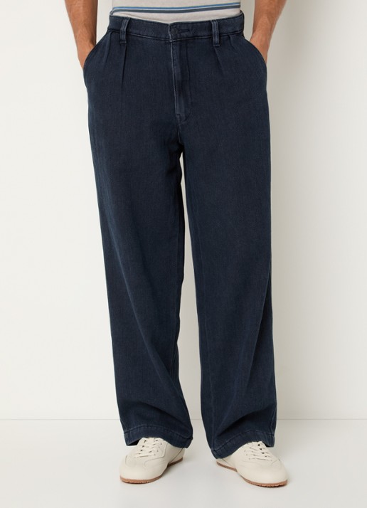 Levi's Wide fit chino met steekzakken - detail indigo