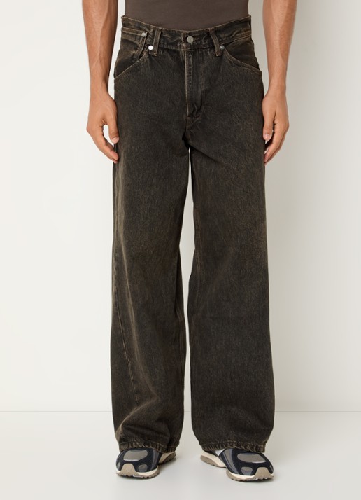 Levi's Wide fit jeans met gekleurde wassing en steekzakken