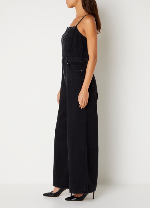 Levi's Wide fit jumpsuit van denim met steekzakken