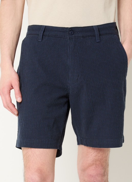 Levi's Wide fit korte broek met ruitdessin