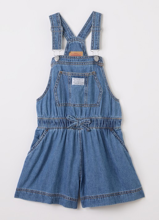 Levi's Wide fit tuinbroek met logo