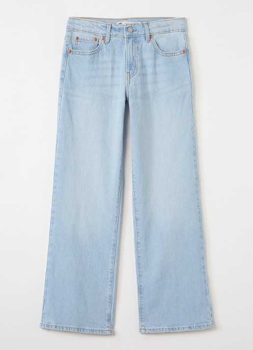 Levi's Wide leg jeans met lichte wassing