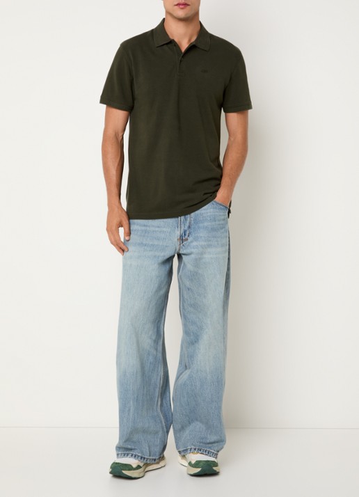 Levi's Wide leg jeans met lichte wassing - voorkant 2 indigo