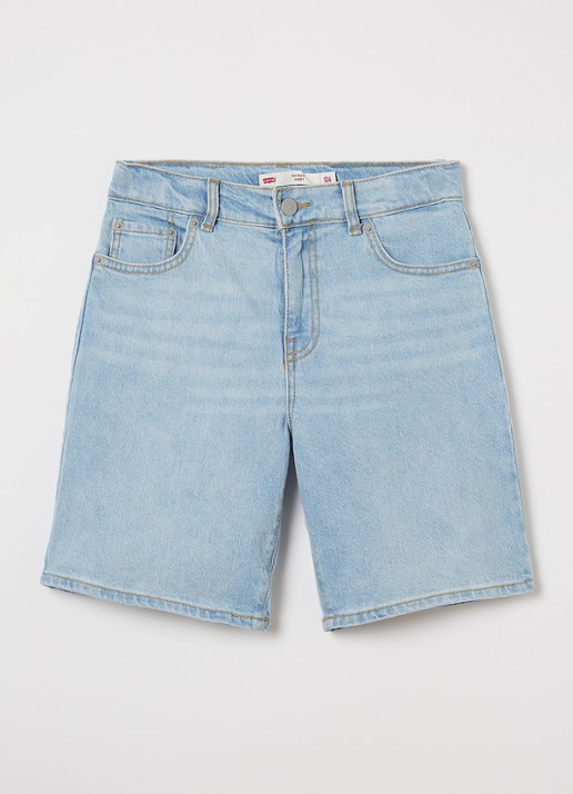 Levi's Wide leg korte broek van denim