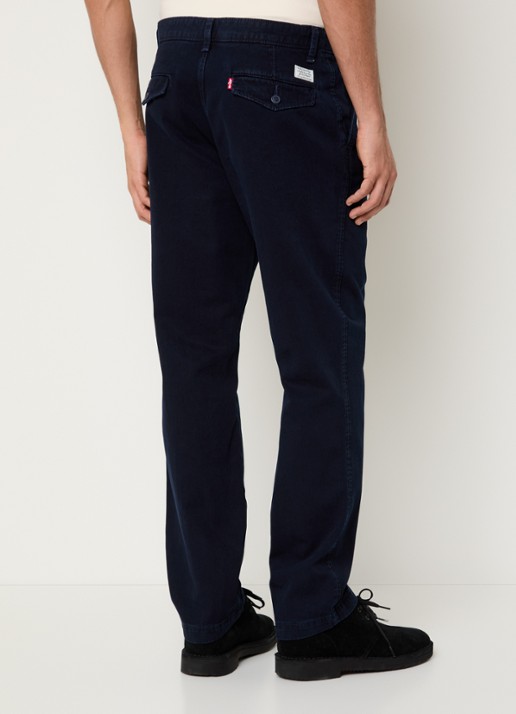 Levi's XX straight fit chino met steekzakken - achterkant donkerblauw