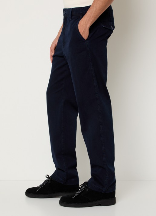 Levi's XX straight fit chino met steekzakken - detail 3 donkerblauw