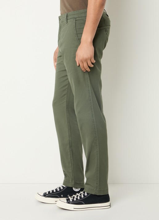 Levi's XX straight fit chino met steekzakken - detail 4 olijfgroen