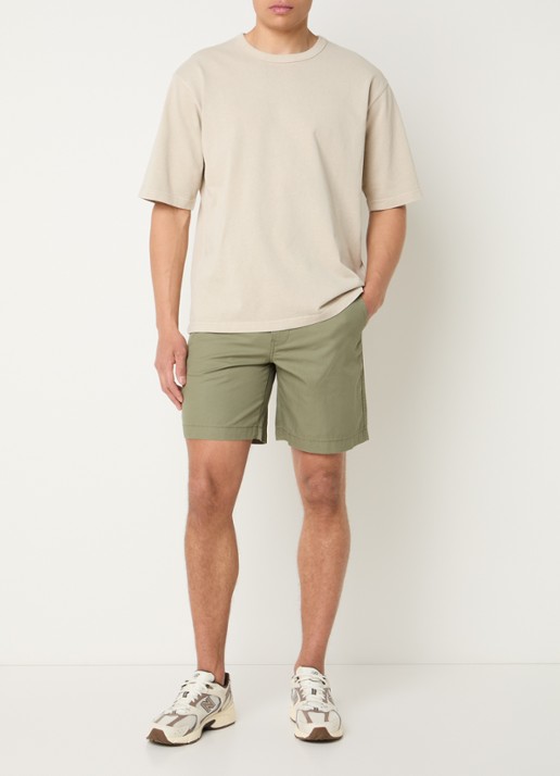 Levi's XX straight fit korte broek met steekzakken - voorkant 2 lichtgroen