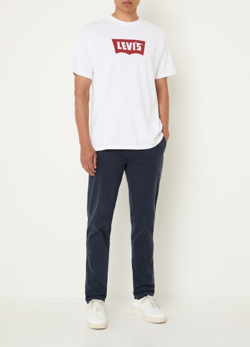 Levi's XX tapered fit chino met steekzakken - voorkant 2 donkerblauw