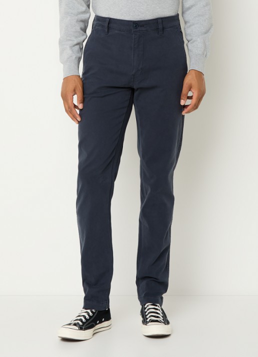 Levi's XX tapered fit chino met steekzakken - detail 6 donkerblauw