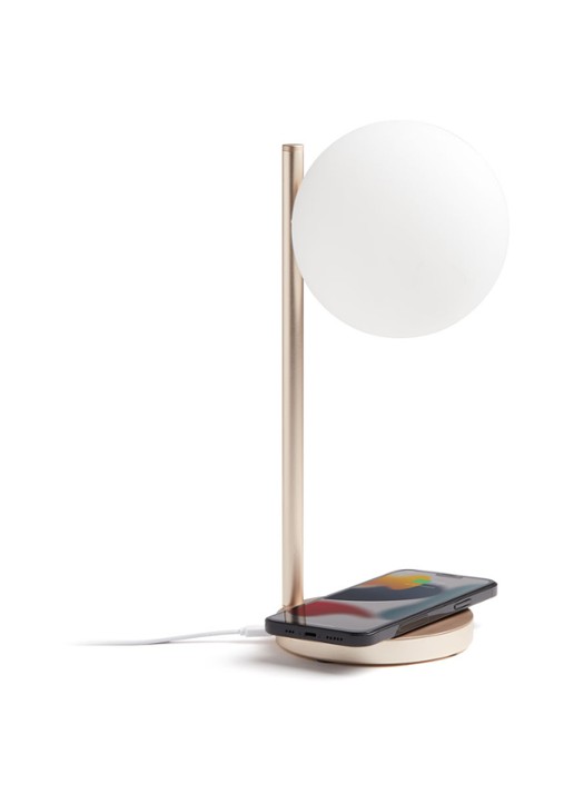Lexon Bubble tafellamp met oplaadfunctie 30 cm - detail 5 goud