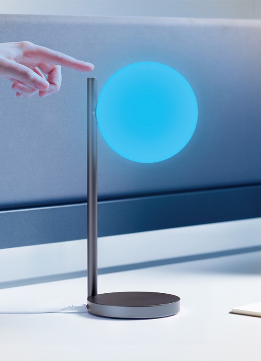 Lexon Bubble tafellamp met oplaadfunctie 30 cm - detail 6 grijs