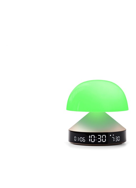 Lexon Mina Sunrise digitale wekker 11 cm - achterkant 3 goud