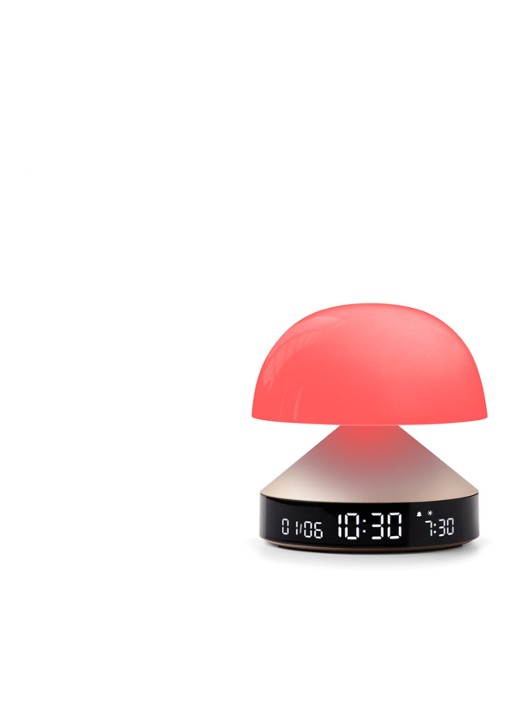 Lexon Mina Sunrise digitale wekker 11 cm - detail 4 goud