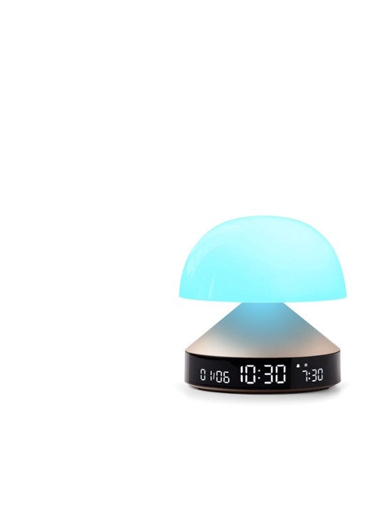 Lexon Mina Sunrise digitale wekker 11 cm - detail 5 goud