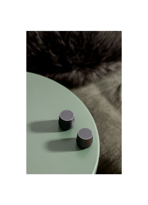 Lexon Mino+ bluetooth speaker - detail 7 antraciet