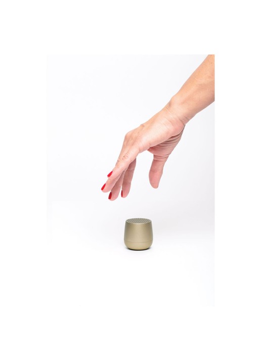 Lexon Mino+ bluetooth speaker - detail goud