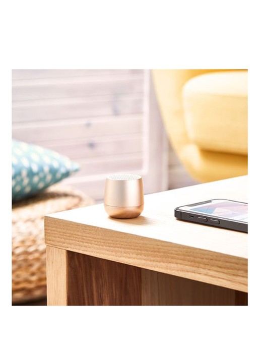 Lexon Mino+ bluetooth speaker - voorkant 5 goud