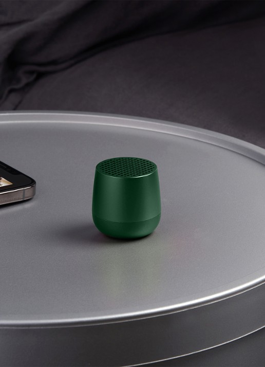 Lexon Mino+ draadloze bluetooth speaker - voorkant 2 groen