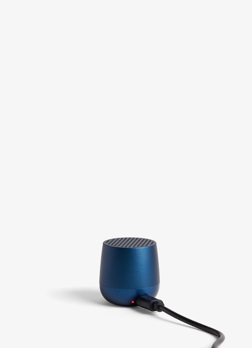 Lexon Mino+ draadloze bluetooth speaker - voorkant 2 donkerblauw