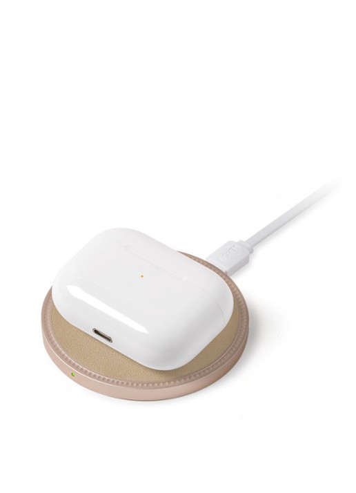 Lexon Powerup draadloze oplader - voorkant 2 goud