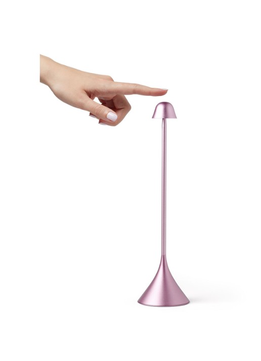 Lexon Steli Bell draadloze tafellamp 28,6 cm x Ø7,7 cm - detail 3 roze