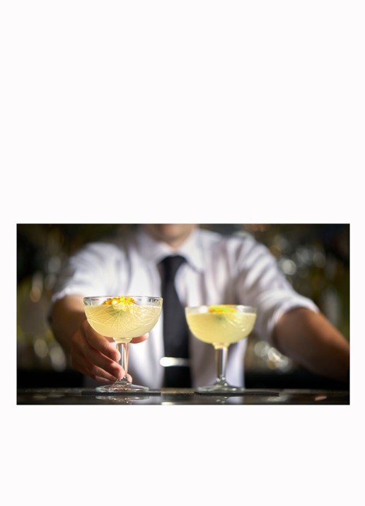 Libbey Hobstar coupe 25 cl - detail transparant