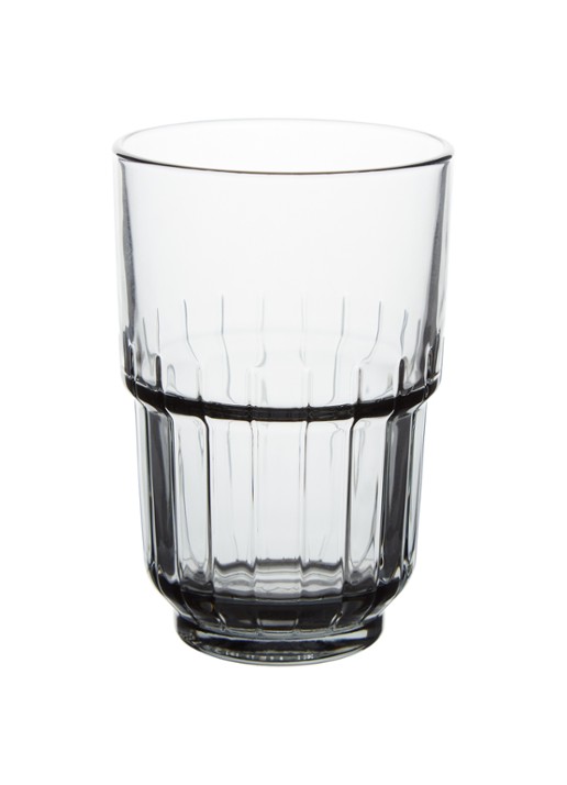Libbey Linq drinkglas 29 cl - voorkant grijs