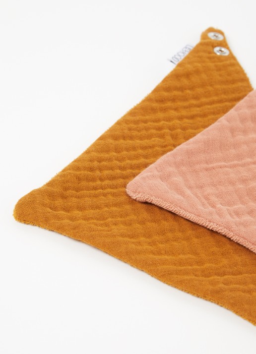 Liewood Andrea slab van  katoen set van 2 - detail oudroze