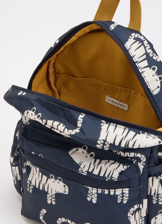 Liewood Andreas rugzak met print - detail 2 donkerblauw