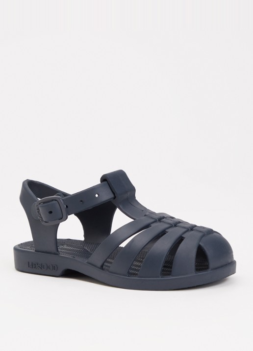 Liewood Bre sandaal van rubber - voorkant 3 donkerblauw