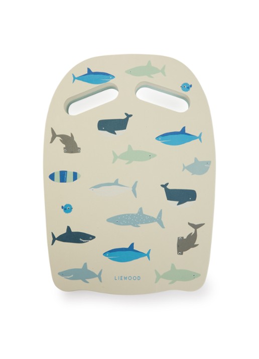 Liewood Hayden zwemplank 39 x 28 cm - voorkant blauw