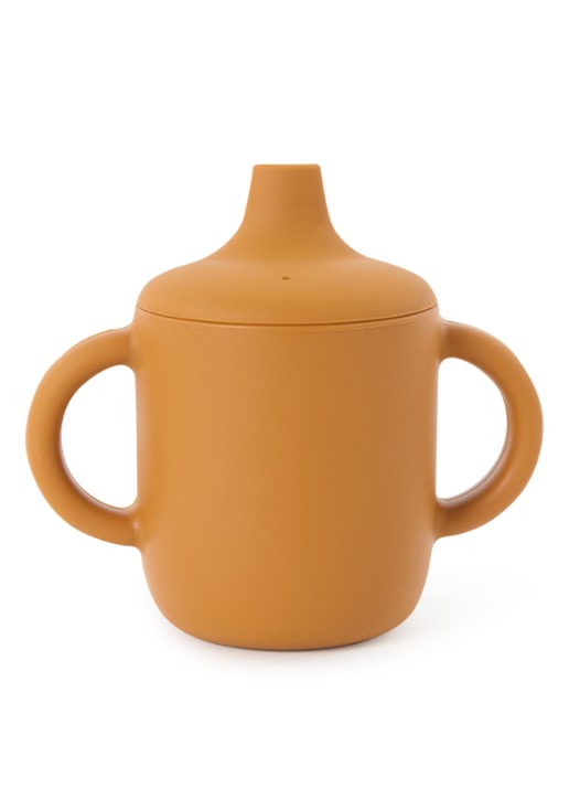 Liewood Neil kinderbeker 15 cl - voorkant okergeel
