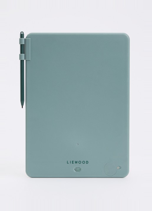Liewood Zora LCD tekenbord - voorkant 2 zeegroen