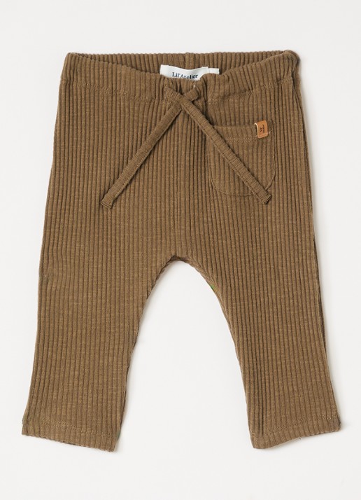 Lil 'Atelier Legging met ribstructuur