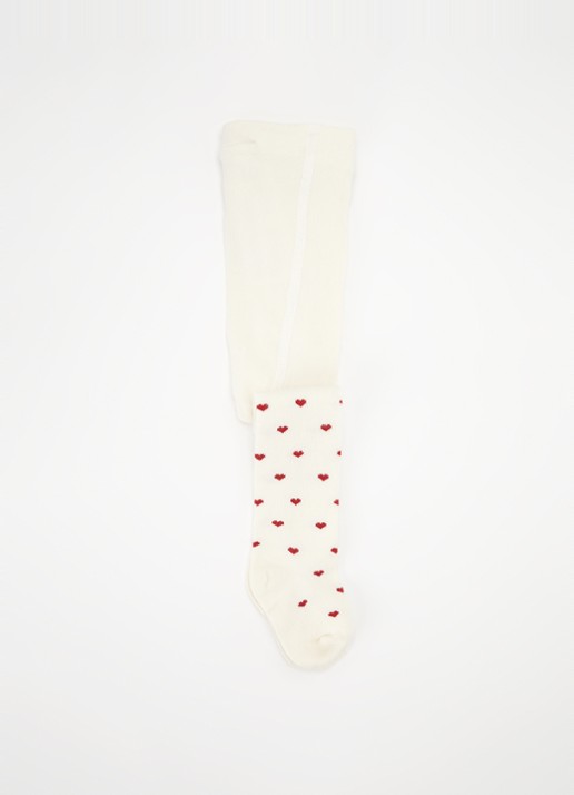 Lil 'Atelier Maillot met print - voorkant 2 gebroken wit