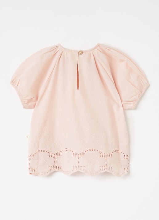 Lil 'Atelier NBFDayna top met broderie - voorkant 3 oudroze
