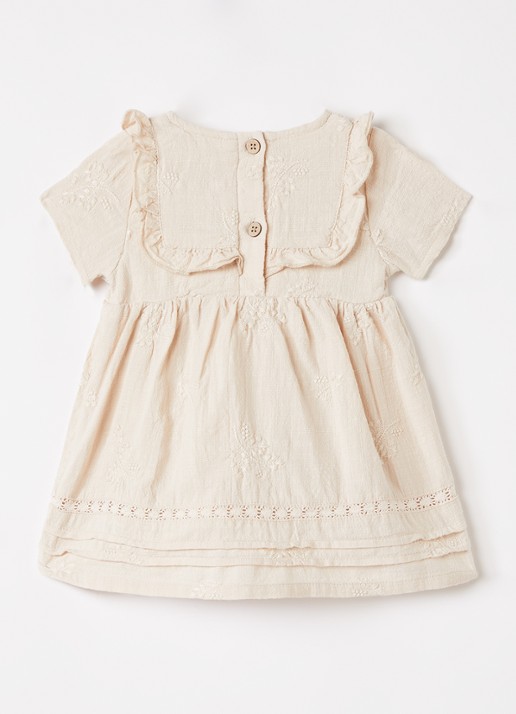 Lil 'Atelier NBFFerona tuniekjurk - voorkant 3 beige