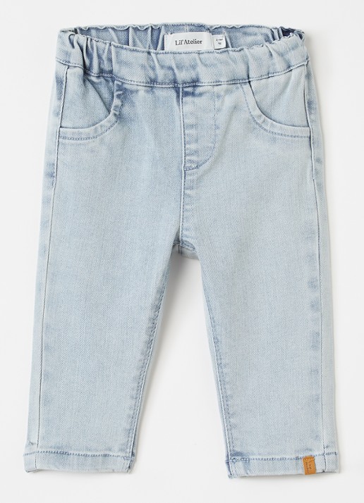 Lil 'Atelier NBFFrances straight leg jeans  - voorkant jeans