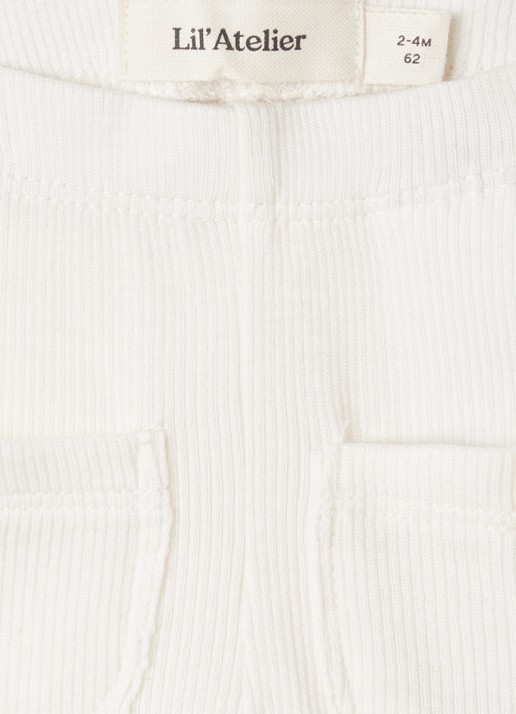 Lil 'Atelier NBFFrijo legging - detail gebroken wit
