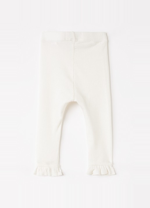 Lil 'Atelier NBFFrijo legging - voorkant 4 gebroken wit