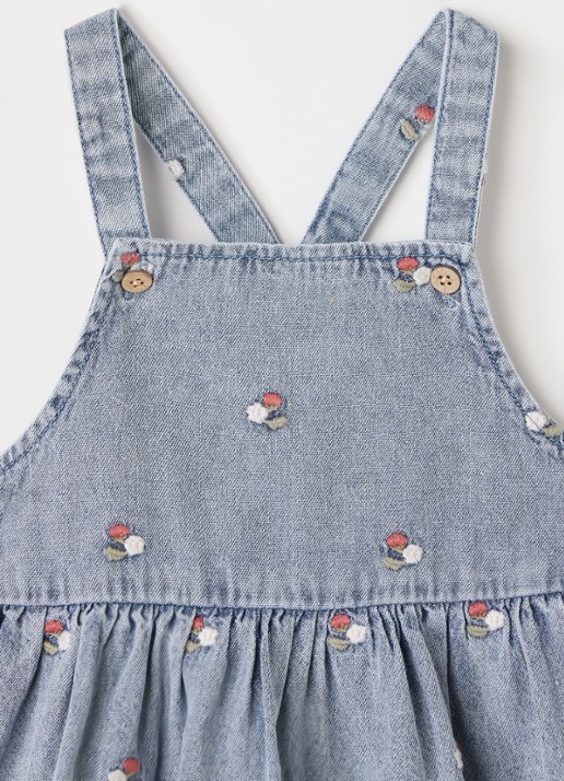 Lil 'Atelier NBFFunda jurk van denim - detail 3 jeans